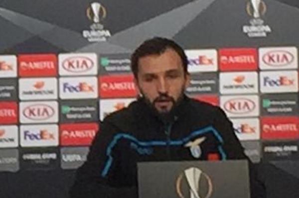 Lazio, il centrocampista Milan Badelj in conferenza