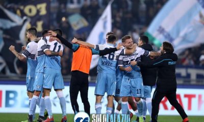 Derby, festeggiamenti Lazio