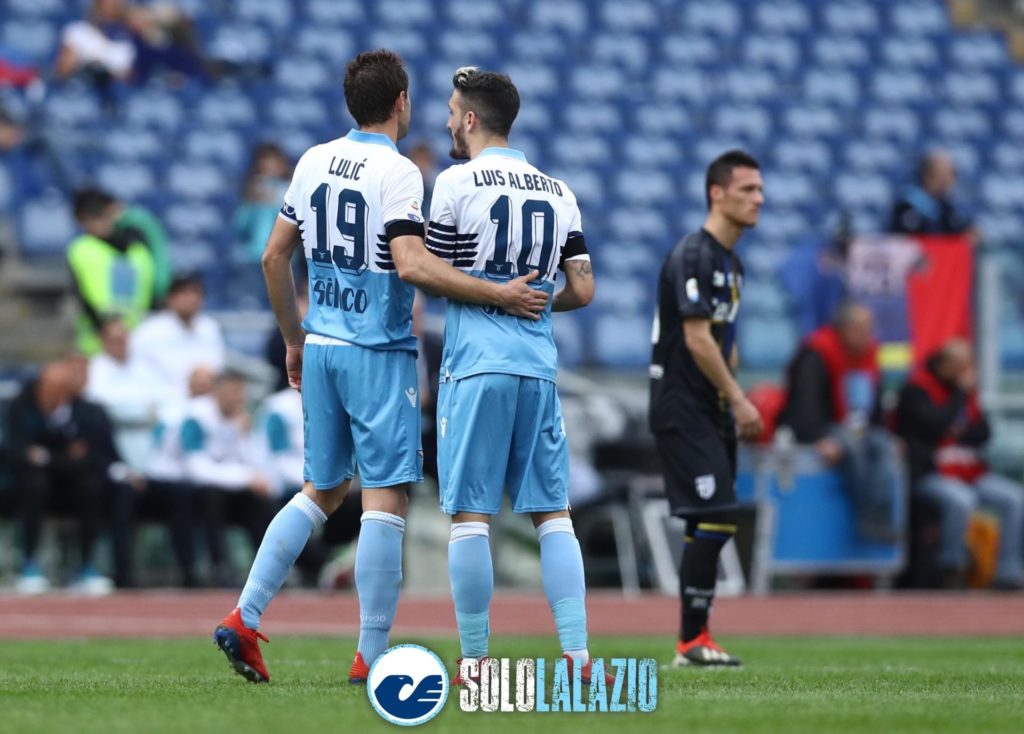 Lazio-Parma, Lulic e Luis Alberto