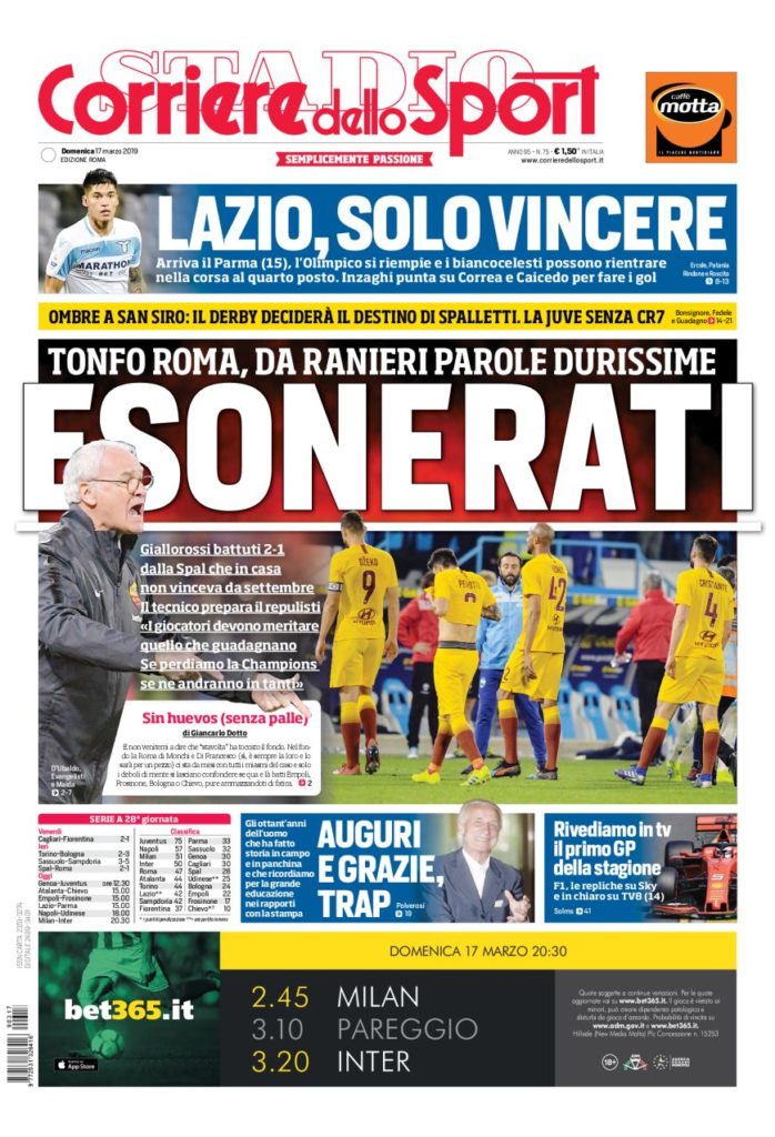Il Corriere dello Sport - Roma