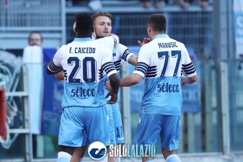 Lazio, Ciro Immobile esulta