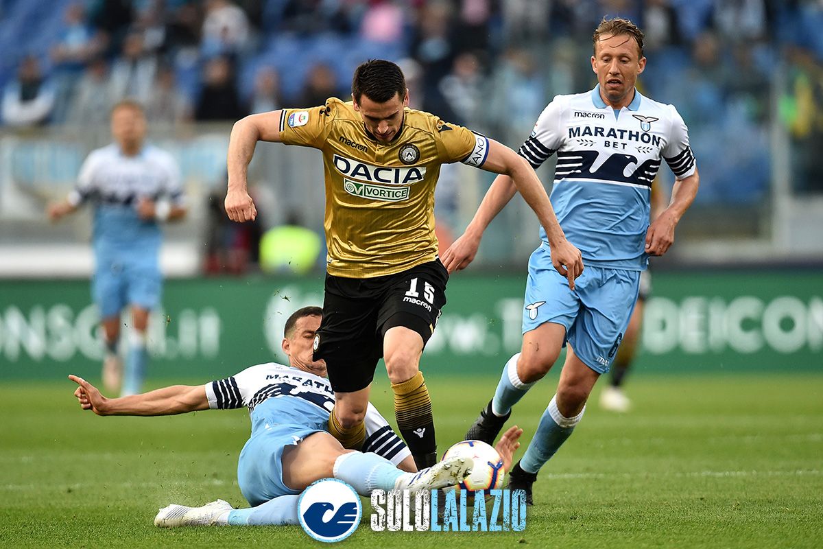 Lazio-Udinese, Luiz Felipe su Kevin Lasagna