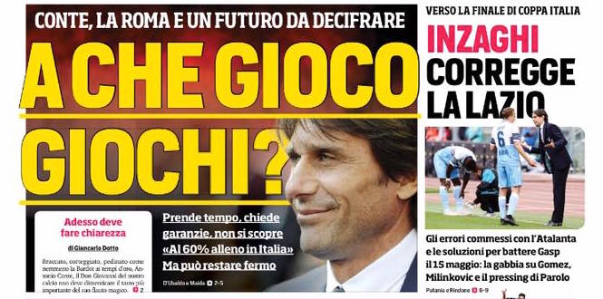 Rassegna stampa, Corriere dello Sport-Roma 7 maggio 2019