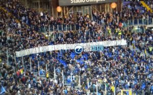 Lazio-Bologna, la Curva Nord saluta De Rossi (FOTO)