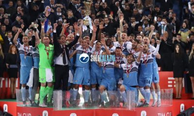 Lazio premiazione Coppa Italia