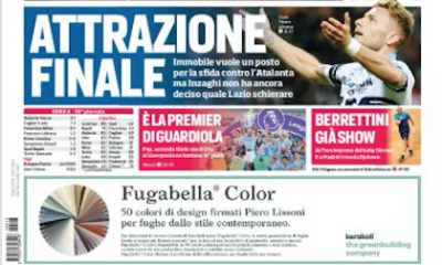 Rassegna stampa, Corriere dello Sport-edizione romana 13/05/2019