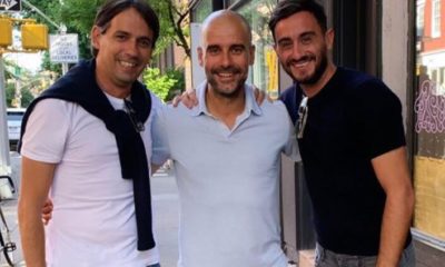 Simone Inzaghi, Pep Guardiola e Alberto Aquilani
