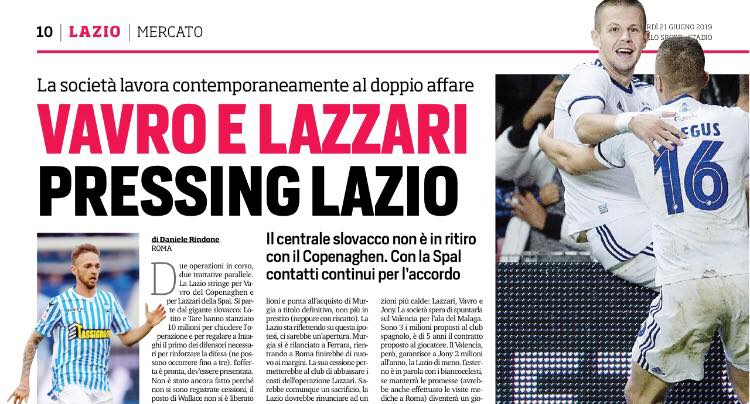 Calciomercato Lazio, assalto al gigante della difesa Denis Vavro