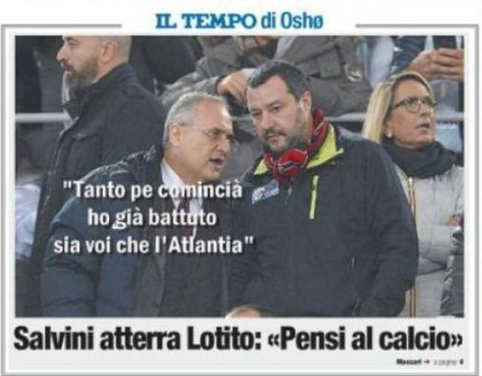 Lotito, vignetta Osho sul Tempo