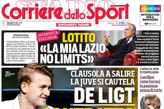 Rassegna stampa, le prime pagine dei quotidiani sportivi (FOTO)
