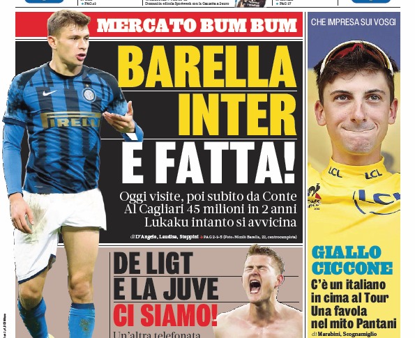 Rassegna stampa, le prime pagine dei quotidiani sportivi (FOTO)