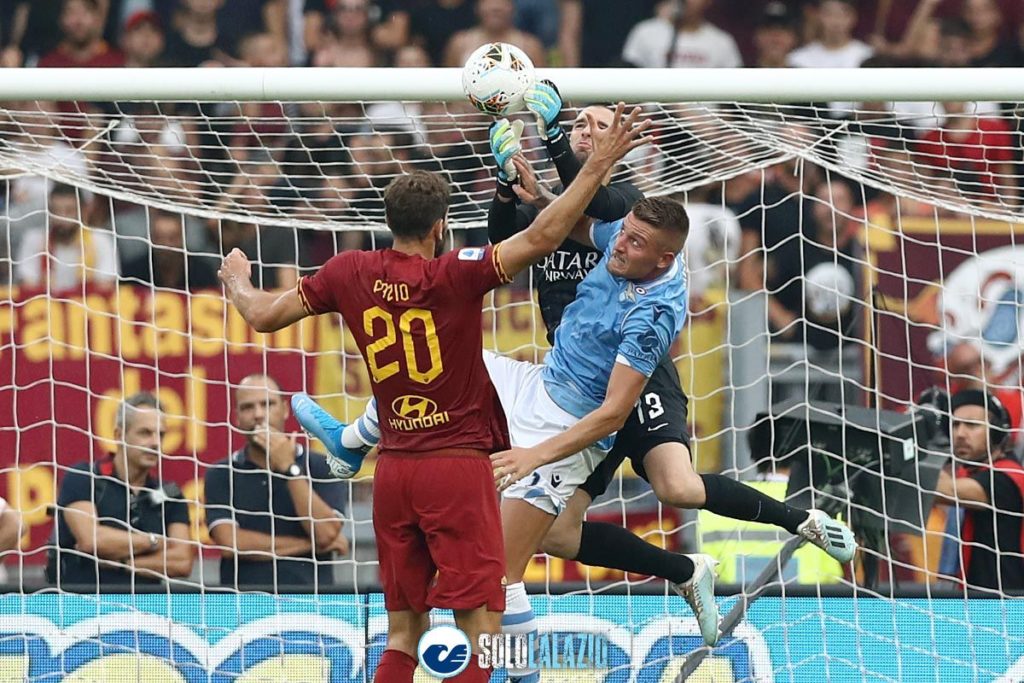 Lazio - Roma, Milinkovic e Pau Lopez