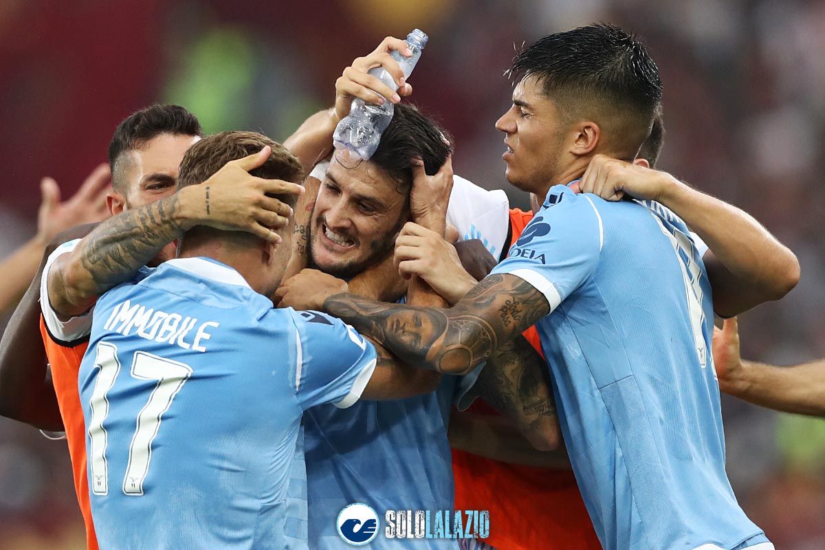 Lazio - Roma, esultanza gol Luis Alberto