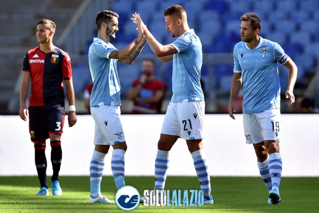 Lazio - Genoa, Luis Alberto e Milinkovic