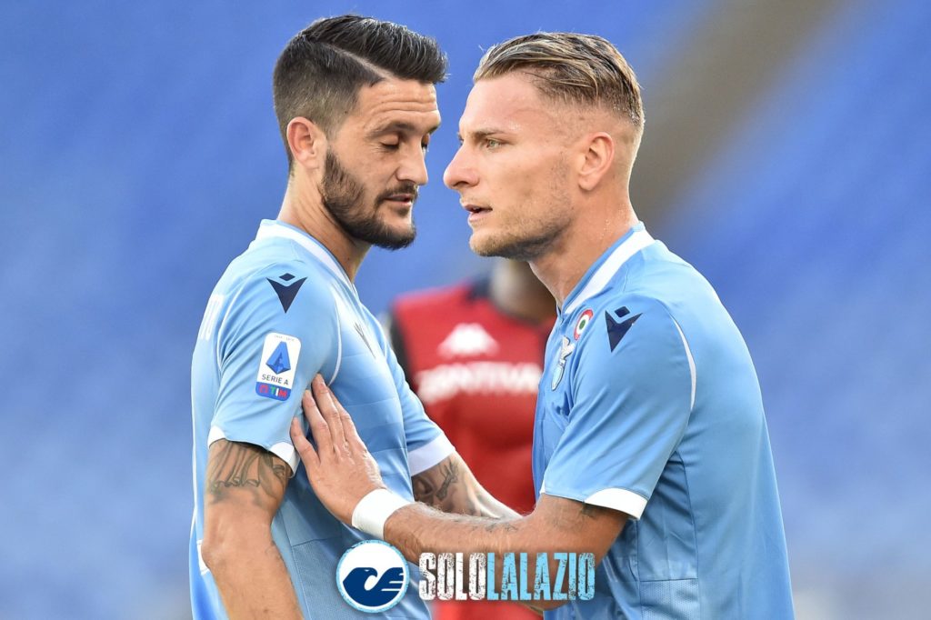 Lazio - Genoa, Immobile e Luis Alberto
