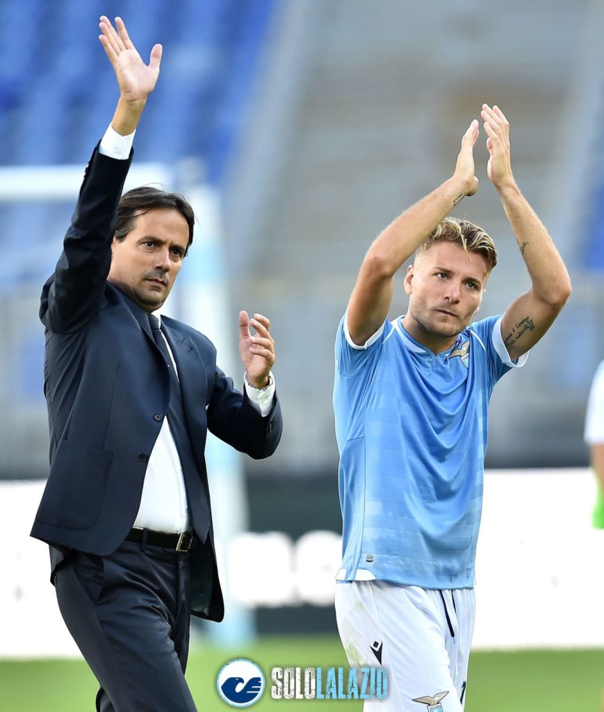 Lazio - Genoa, Simone Inzaghi e Ciro Immobile