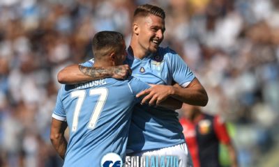 Lazio - Genoa, Sergej Milinkovic e Adam Marusic