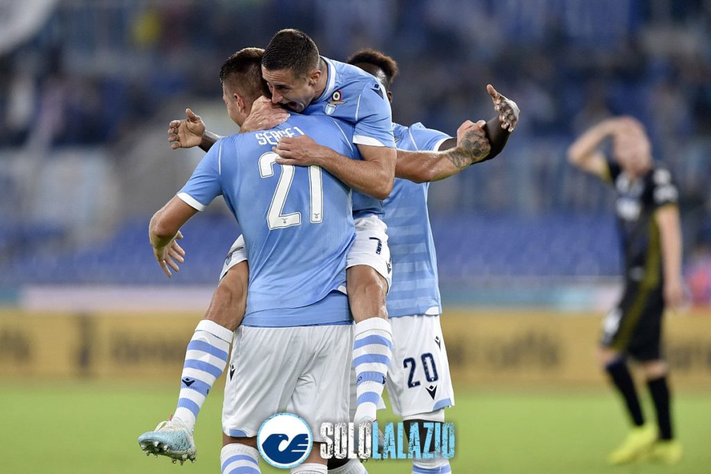 Lazio - Parma, gol Marusic