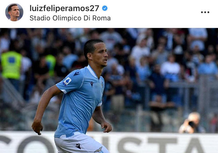 Lazio, Luiz Felipe contento dopo la partita con il Genoa (Instagram @luizfeliperamos27)