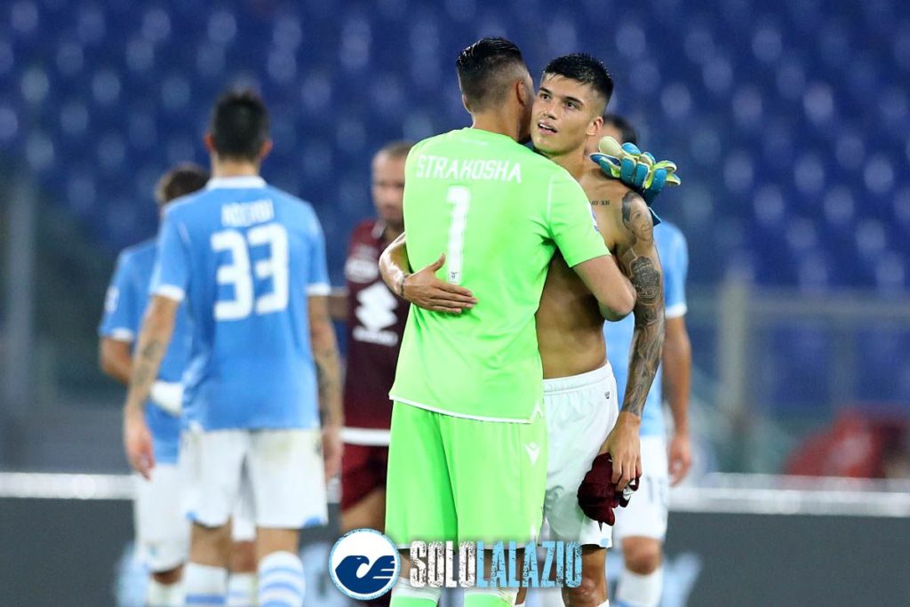 Lazio - Torino, Thomas Strakosha e Joaquin Correa