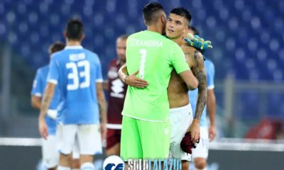 Lazio - Torino, Thomas Strakosha e Joaquin Correa