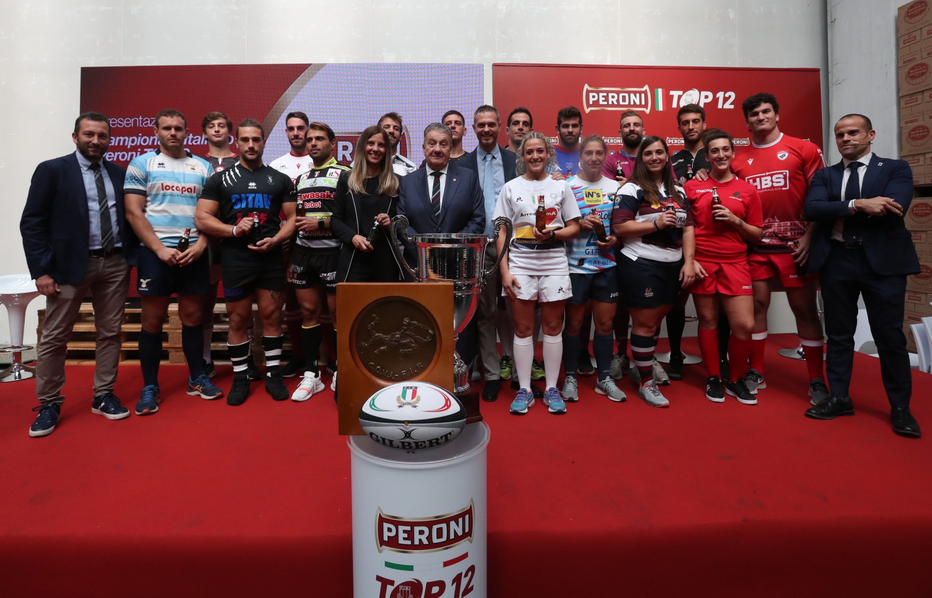 Lazio Rugby, presentazione Peroni Top12