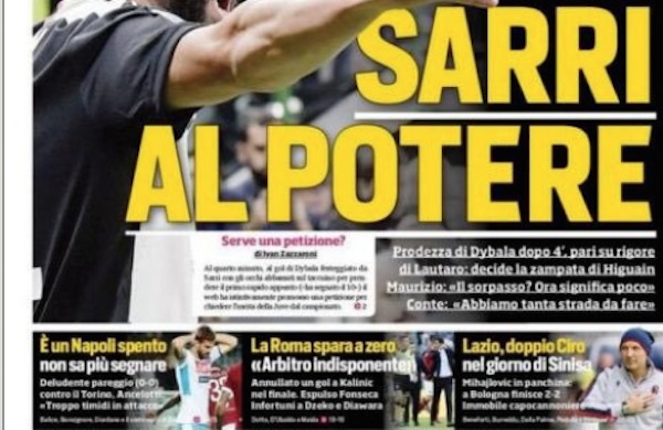 Rassegna stampa, Corriere dello Sport 7 ottobre 2019 - 2