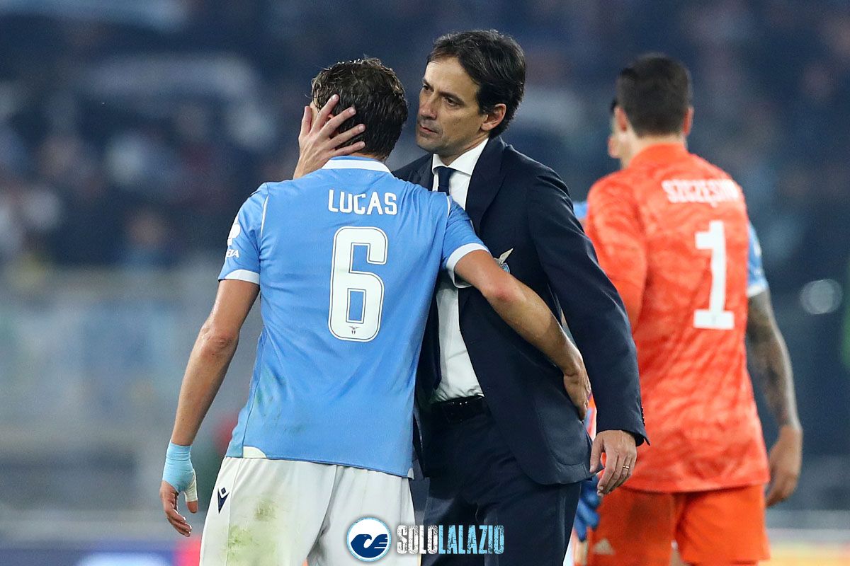 Lazio - Juventus, Lucas Leiva e Simone Inzaghi