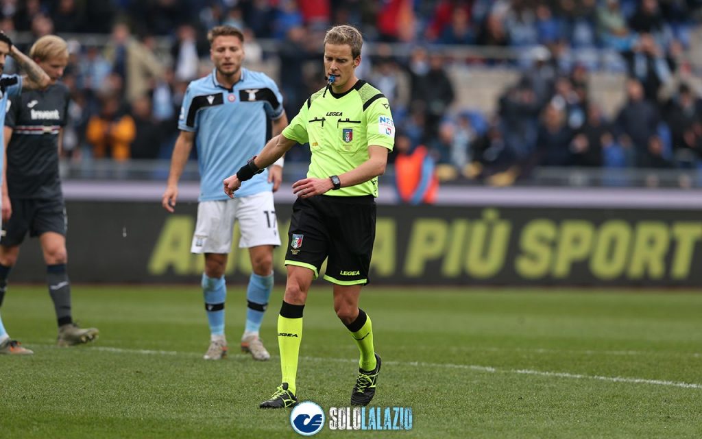 Lazio - Sampdoria, arbitro Daniele Chiffi