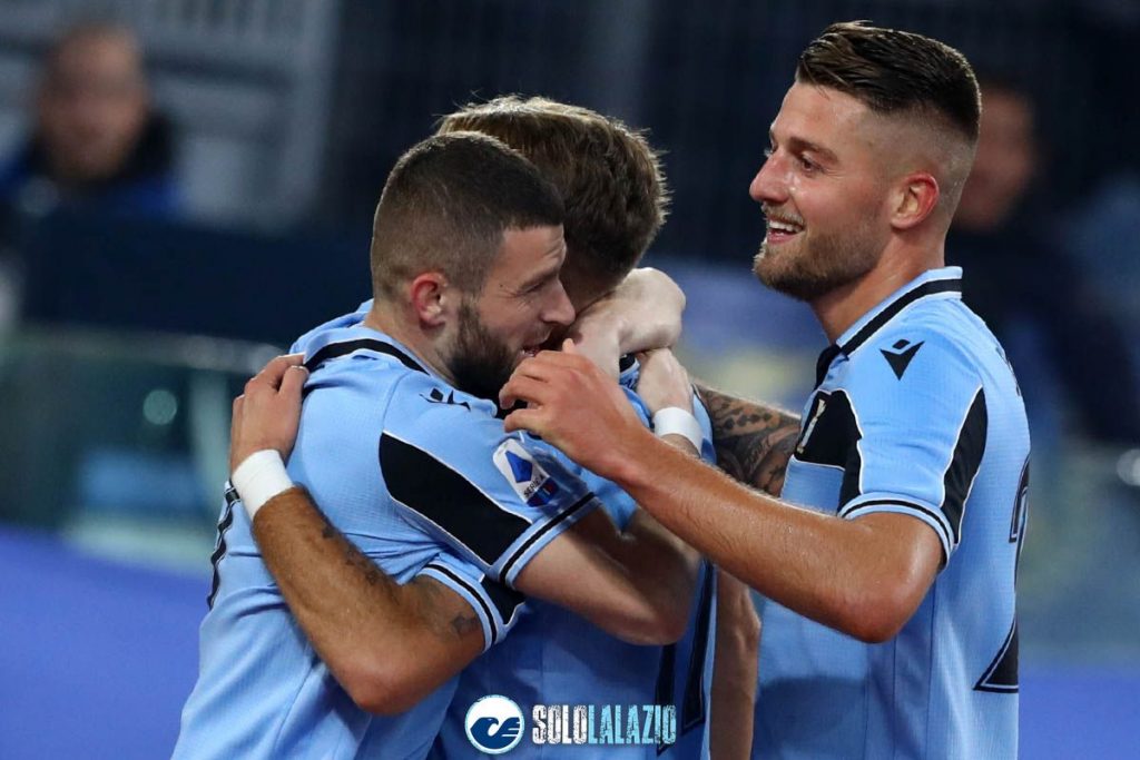 Lazio - Napoli, gol Ciro Immobile