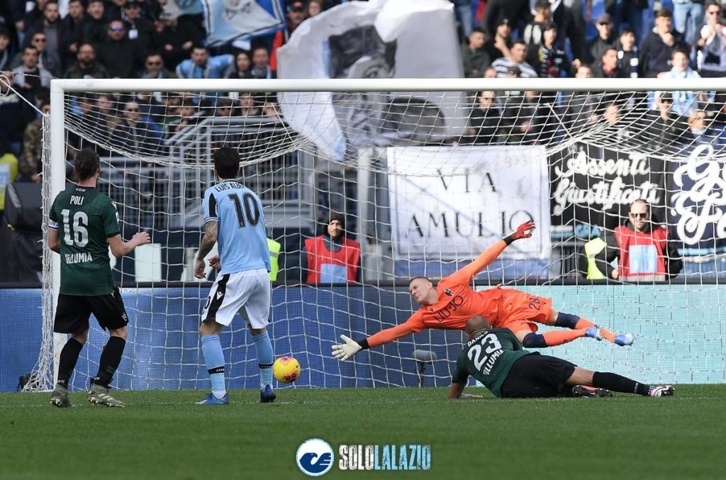 Lazio - Bologna, gol Luis Alberto