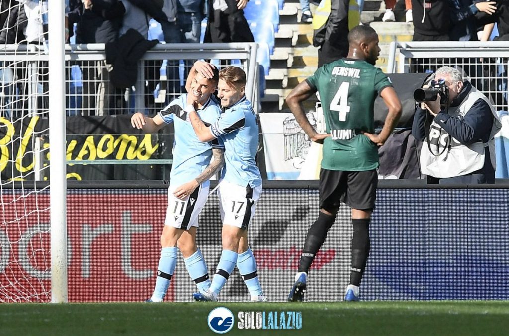 Lazio - Bologna, Joaquin Correa e Ciro Immobile