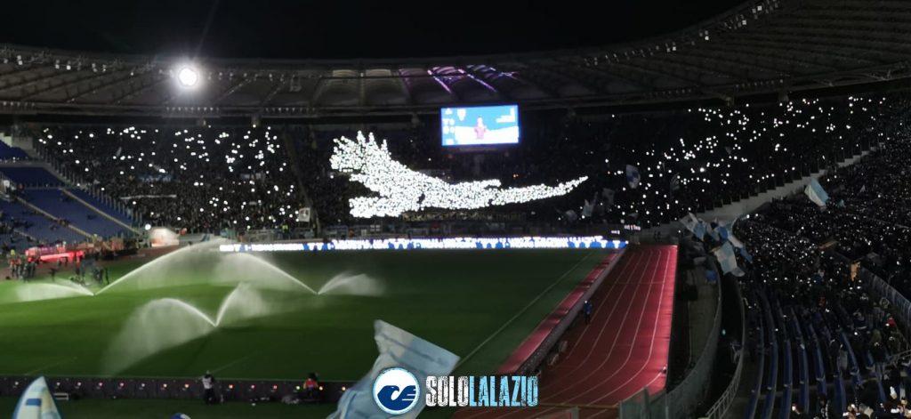 Lazio - Verona, scenografia Curva Nord