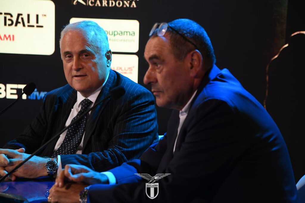 Sarri Lotito Lazio