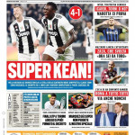 Prima pagina Tuttosport