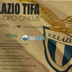 La cena "La Lazio tifa Anti-Cipo Onlus"
