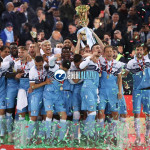 Lazio premiazione Coppa Italia