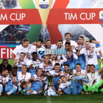 Lazio premiazione Coppa Italia