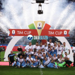 Lazio premiazione Coppa Italia