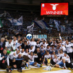 Lazio premiazione Coppa Italia