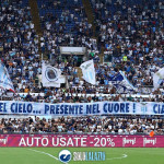 Lazio - Roma, striscione per Diabolik