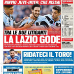 Le prime pagine dei quotidiani sportivi nazionali (FOTO)